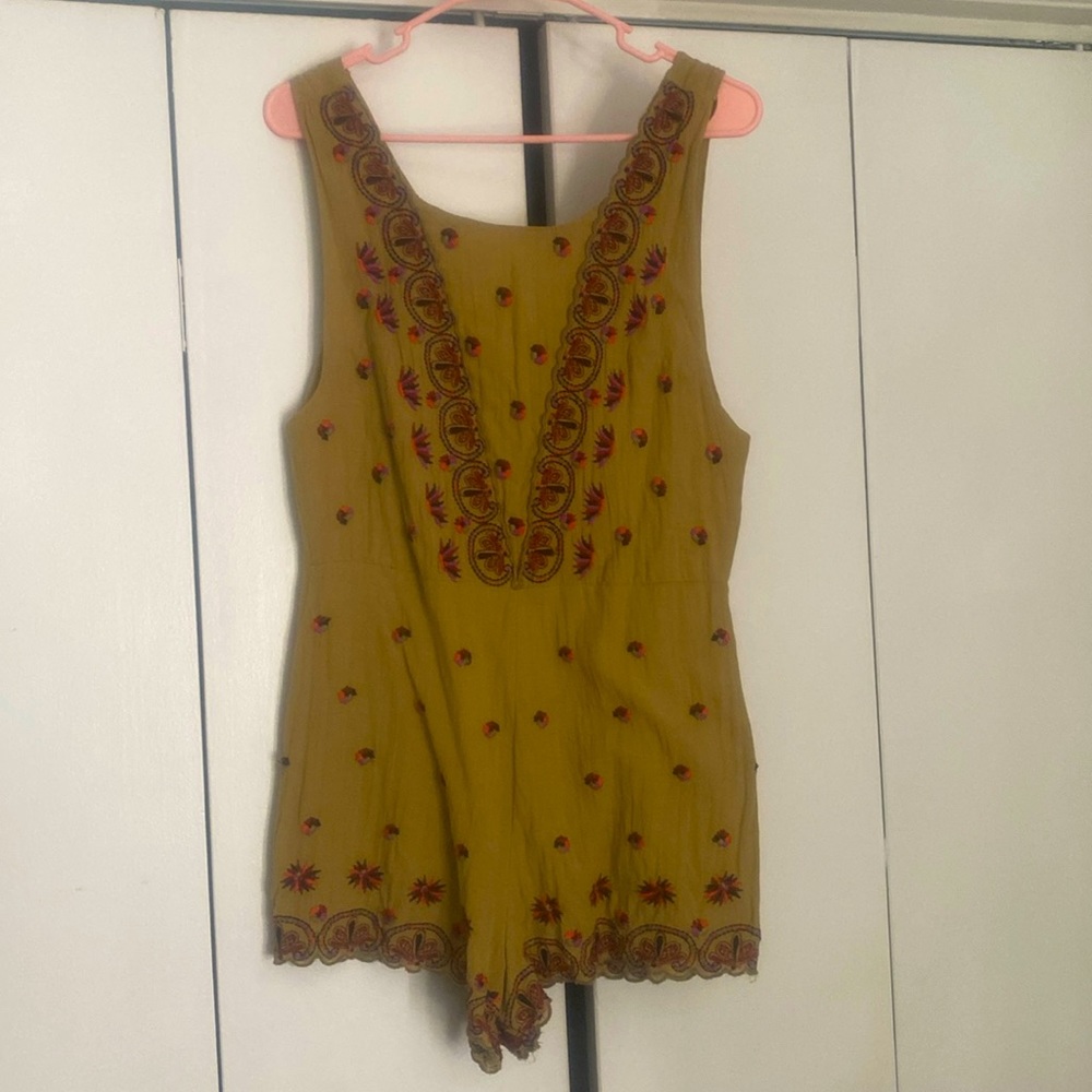 Free People Margarita Print Romper